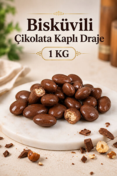 ÜLKÜ KURUYEMİŞ (1 KG) Bisküvili Çikolata Kaplı Draje