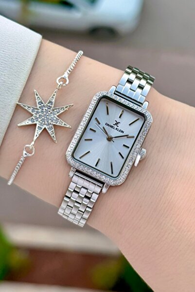 Daniel Klein Metallic Color 21 mm Women's Wristwatch with 2 Years Warranty
