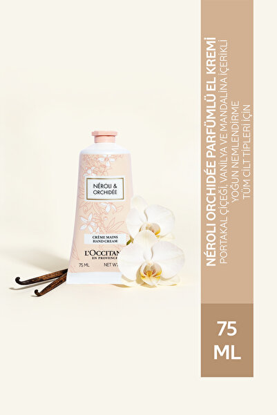 L'Occitane Néroli & Orchidée Hand Cream - Portakal Çiçeği & Orkide El Kremi 7...