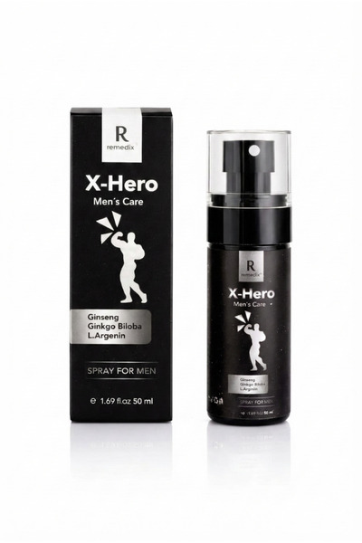Remedix إكس هيرو بخاخ الجينسنغ للرجال 50 مل