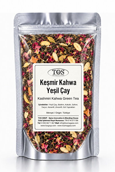 TOS The Organic Spices شاي الكشمير الأخضر 40 جرام (1.) شاي كشمير الأخضر عالي ...