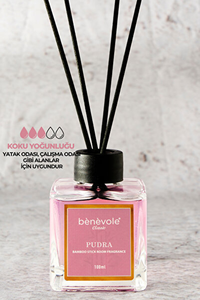 Benevole Pudra Bambu Çubuklu Oda Kokusu 100 ml | Saflığın ve Temizliğin Esintisi