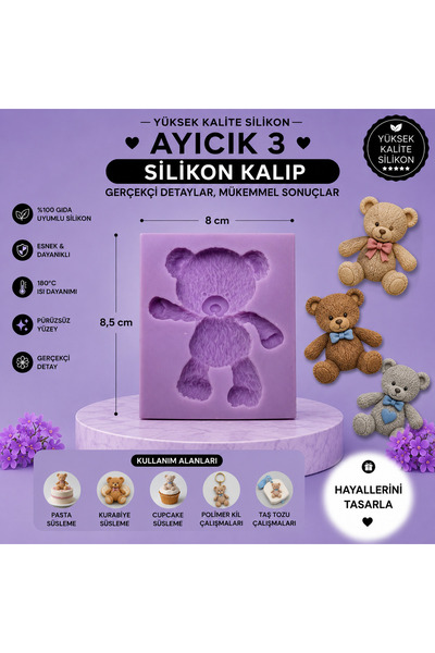 Dr.Paste Silikon Kalıp Ayıcık