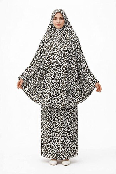 ALDAIYR Two-Piece Women's Embroidered Prayer Dress