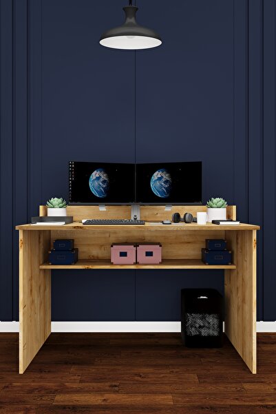 asratrend Modern Çalışma Masası %100 MDF Bilgisayar Ders Ofis Masası ÇM01
