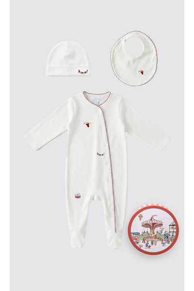 Atelier Babbi 100% Cotton 3-Piece Newborn Set - Funco