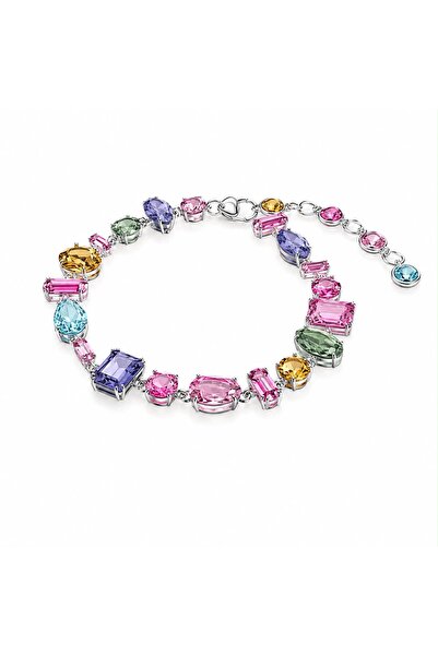 Hector&Co. Jewellery SWA Gema Bileklik Karışık kesimler, Çok renkli, Rodyum k...
