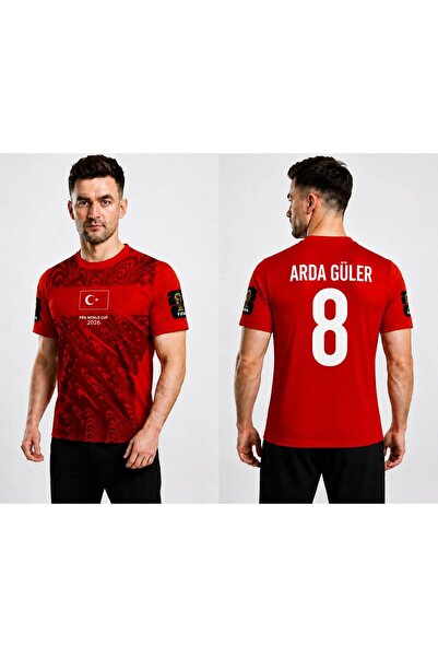 yenteks ARDA GÜLER TÜRKİYE FIFA 2026 MİLLİ TAKIM YETİŞKİN KIRMIZI FORMA UNISEX