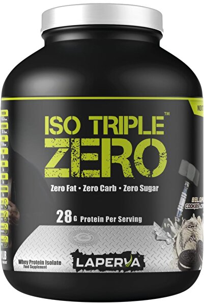 Laperva Iso Triple Zero Next Generation Whey Protein, Belgian Cookies and Cre...
