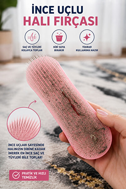 VENON İNCE UÇLU || Halı Yıkama Temizleme Silme Fırçası Plastik Fırça KIL TOPL...