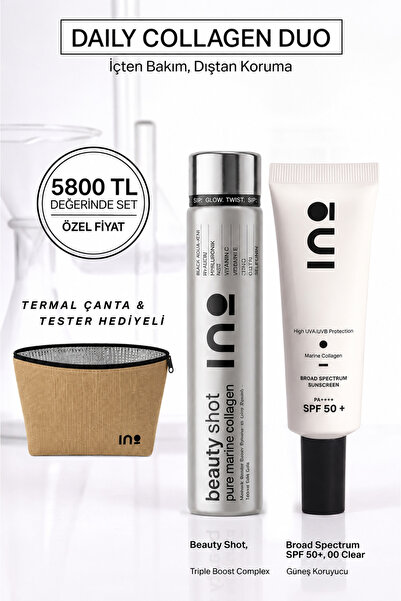 inobeauty 5800 TL Değerinde Termal Çantalı Daily Collagen Duo: INO Beauty Sho...