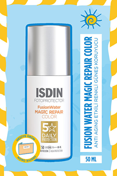 ISDIN Fotoprotector Fusion Water Magic Repair Color Spf 50 50 ml Onarıcı Renk...