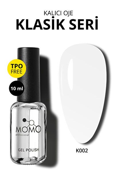 MOMO professional Kalıcı Oje K002 Kireç Beyazı 10 ml