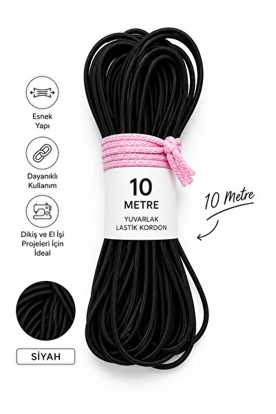 RuzgarHome Round Elastic Band Any Color Buckle/Frost/Hat/Dress Various Uses 1...