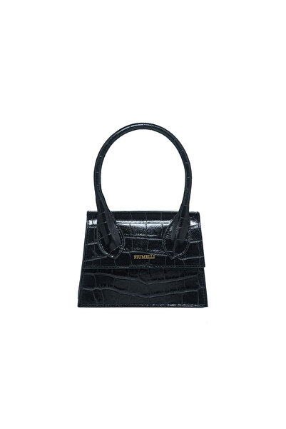 Piumelli Milano حقيبة كروس للنساء/الفتيات LOVE Bag C28 باللون الأسود