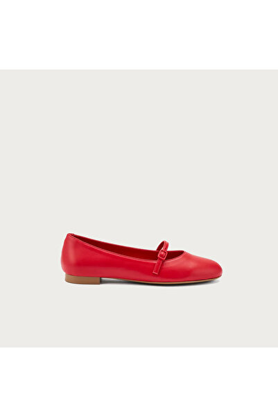 Frau Woman / girl ballet flat 70p5 frau leather ballet flats with strap