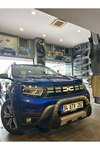 Drs Tuning Dacia Duster Uyumlu Ön Tampon Koruma Demiri 2018+ Poliüretan Pwt15...