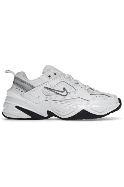 Nike M2k Tekno Leather Unisex Reflector Sneaker Hakiki Deri Beyaz Spor Ayakkabı
