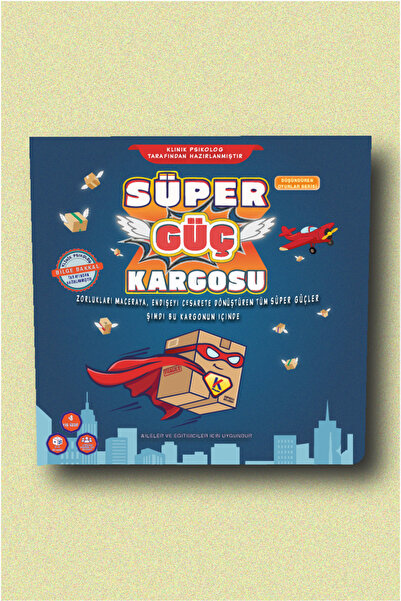psikopuzzle SÜPER GÜÇ KARGOSU-Psikoloji Kutu Oyunları- Oyun Terapi