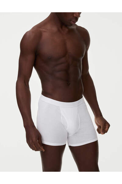 Marks & Spencer Saf Pamuklu 5'li Cool & Fresh™ Trunk Seti
