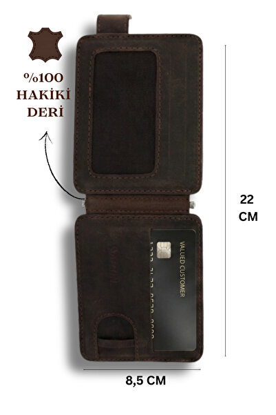 Santini Collection Men's Wallet Card Holder Genuine Leather Wallet Money Clip...
