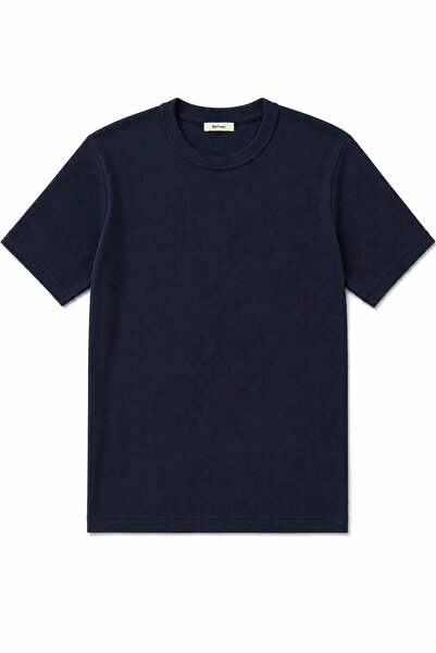 no7man Mistral Navy Blue Cotton Tshirt