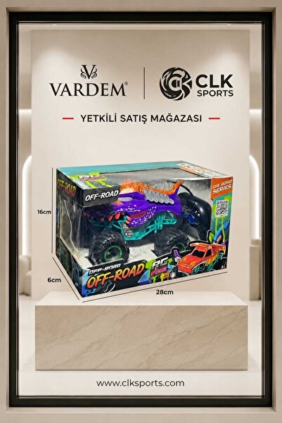 Vardem Uzaktan Kumandalı Canavar Araba , Full Fonksiyon , Şarjlı