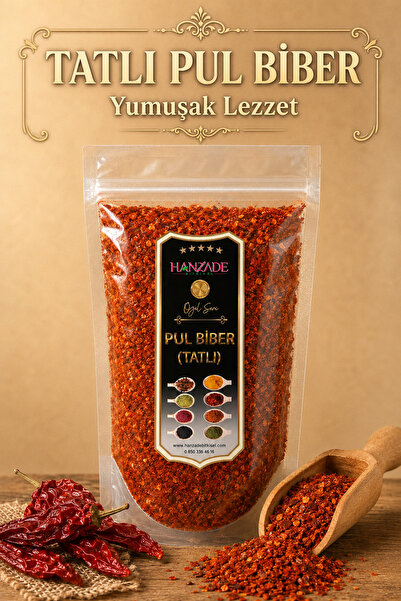 Hanzade Bitkisel Tatlı Pul Biber 100 Gr