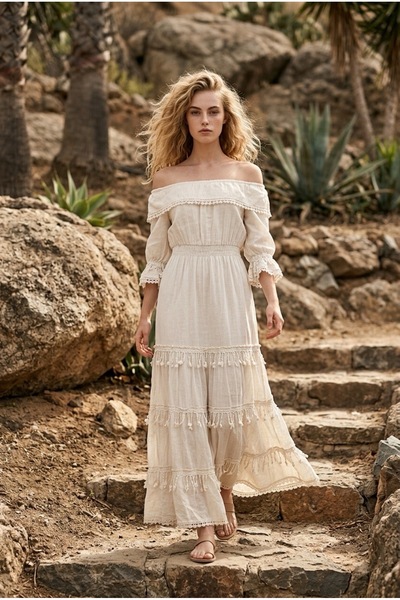 DESUAR ORGANİC ÉLODIE BOHO MAXI DRESS