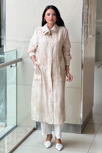 FUAT GÜRSEN Fuat Gürşen Long Zippered Pocket Wrinkling Cap