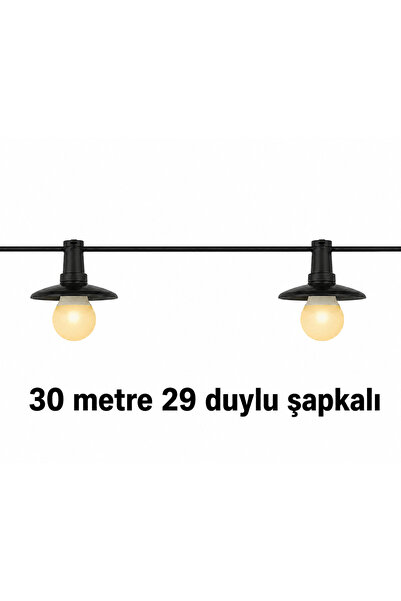 sekizgen led SIRALI ZİNCİR SARMAŞIK AYDINLATMA ŞAPKALI DIŞ MEKAN ORGANİZASYON...