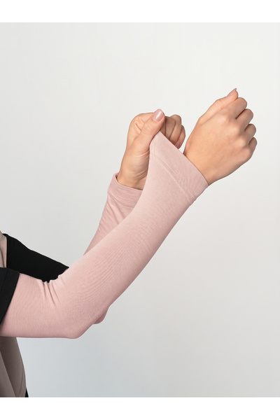 Ecardin Kolluk - Practical Hijab Sleeve Cover Combed Cotton Plain Prayer Slee...
