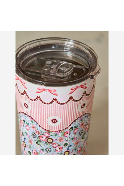 CATH KIDSTON Fields Pink Stainless Steel Mug 375 ml