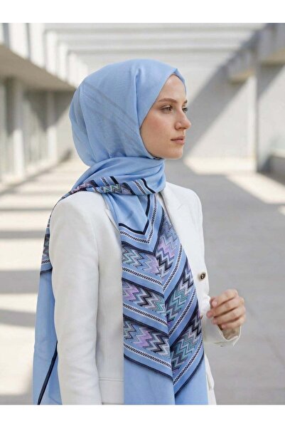 Vissona %100 Saf İpek Şal İnce Saten Vual Dokuma 90x210 Şal