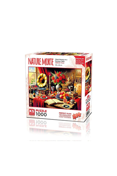 Generic Brand 20846 Puzzle 1000 Silent Melody on a Baroque Table