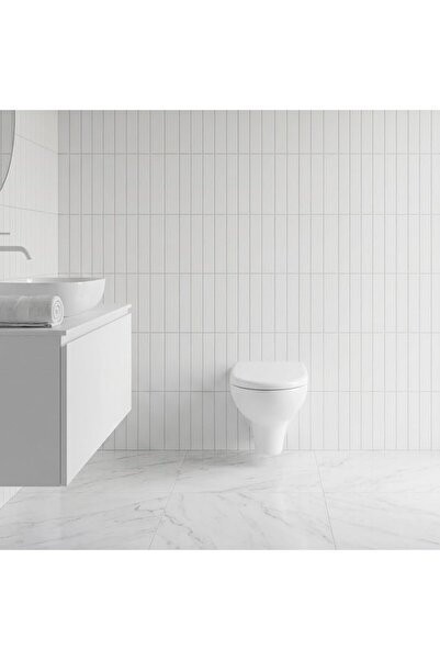KALE Optimum Smart Yuvarlak Asma Klozet + Yavaş Kapanan Klozet Kapağı