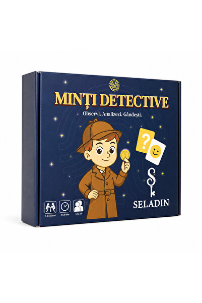 SELADIN Joc educativ Seladin, Minti Detective, dezvolta gandirea critica si a...
