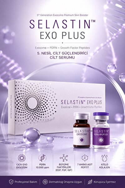 SELASTIN EXO PLUS (EXOSOME) SELASTIN EXO PLUS Eksozom PDRN Büyüme Faktörleri ...