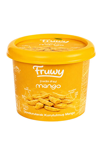 fruwy Freeze Dried Mango Kova (Dondurularak Kurutulmuş Mango) 20g