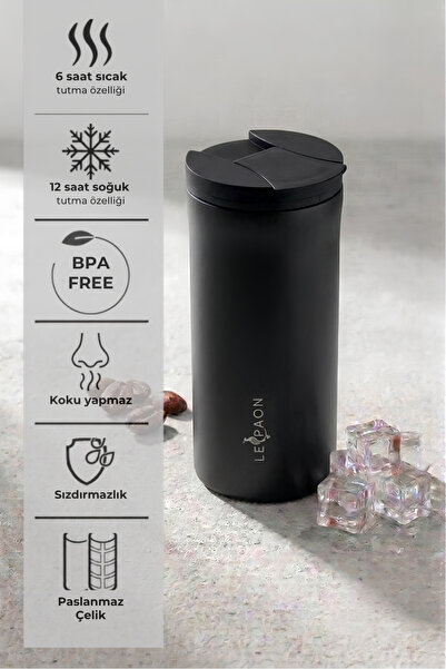 Le Paon 0.40 ml Stainless Steel Mug Thermos Tea Coffee Thermos 6 Hours Hot 12...