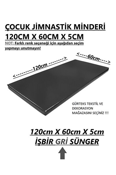 gürteks 60x120x5 Cm Çocuk Jimnastik Minderi (PVC)