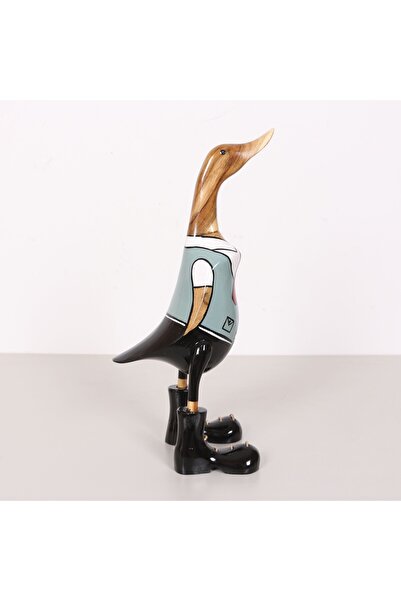 Mylamp ÖĞRENCİ ÖRDEK EL OYMASI TEAK GÖVDE 41x17x13 cm