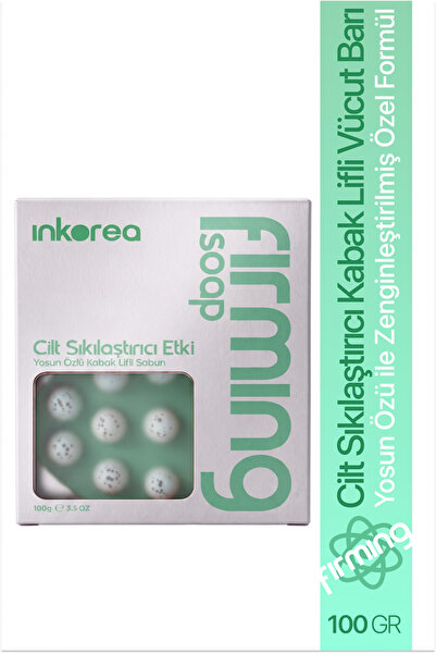 inkorea Firming Soap Çatlak Karşıtı Cilt Sıkılaştırıcı Ve Yosun Özlü Kabak Li...