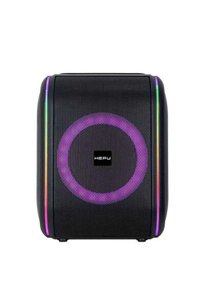 HEPU HP-988 Taşınabilir Bluetooth Hoparlör 8” 30W Rms | Kablosuz Mikrofon | T...