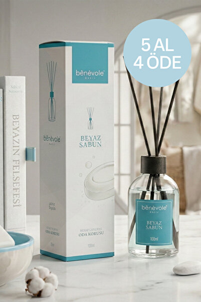 White Soap Bamboo Stick Room Fragrance 100 ml | White Soap, Freshness and Cleanliness