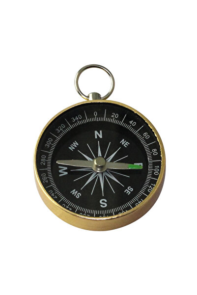 Skygo Mini Stainless Aluminum Compass G44-2B Gold