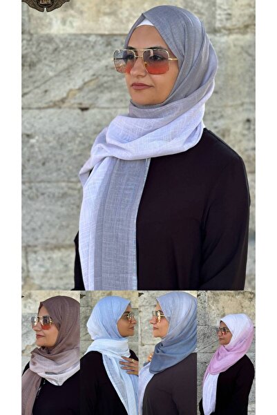 ALDAIYR Double Color Flamed Shawl Digital Degraded