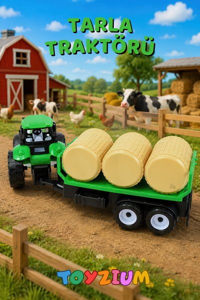 Shem Field Tractor - Farm Themed Toy Vehicle