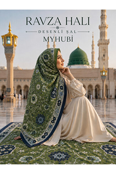 MyHubi Ravza Carpet Patterned Shawl