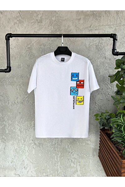 Tarzsokak Emoji Štampano Beli muškarac